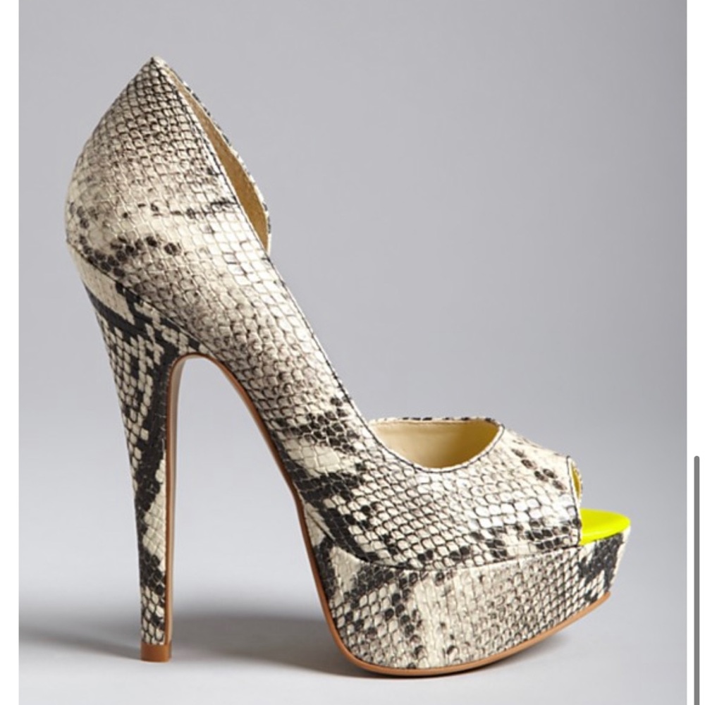 Euc Steven By Steve Madden Amplifyd Snakeskin Sti… - image 3